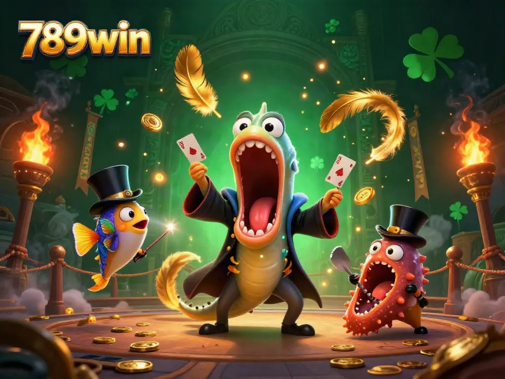 Experience thrilling card tricks in 789win's magical underwater casino realm.