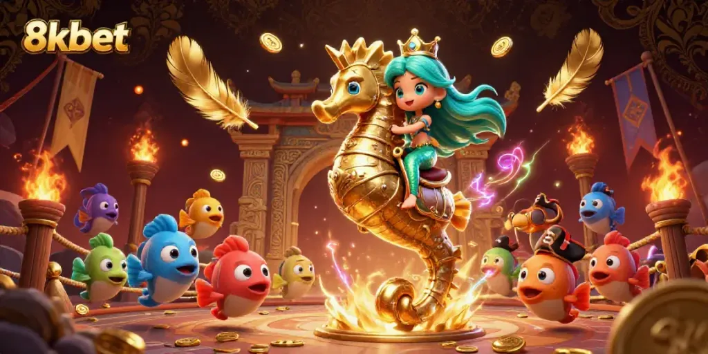 Experience the energetic world of 8kbet where vibrant characters and dynamic casino elements come alive in a colorful casino adventure.
