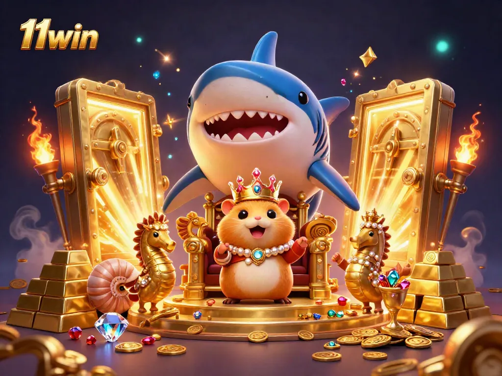 Experience thrilling games with 11win, where the mischievous hamster king rules from a treasure vault.